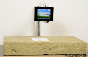 Laser thickness gauge